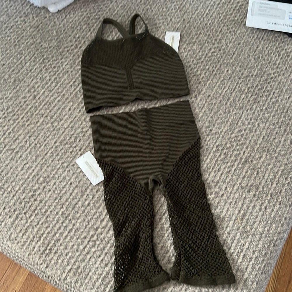 Fashion Nova biker set size M/L
